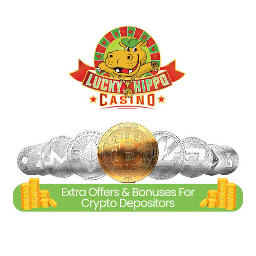 Lucky Hippo Casino - Extra Offers & Bonuses For Crypto Depositors