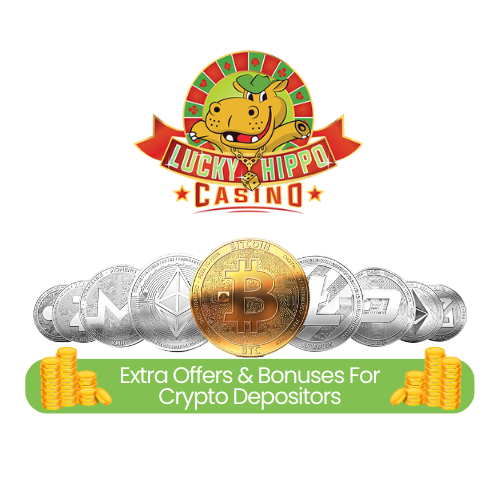 Lucky Hippo Casino - Extra Offers & Bonuses For Crypto Depositors